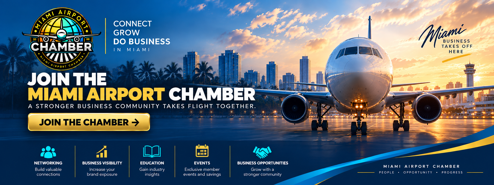 Miami Airport Chamber of Commerce - Miami's Best Chamber of Commerce for Tourism, Trade, Logistics, Travel, Cruises, Transportation, Import - Export.